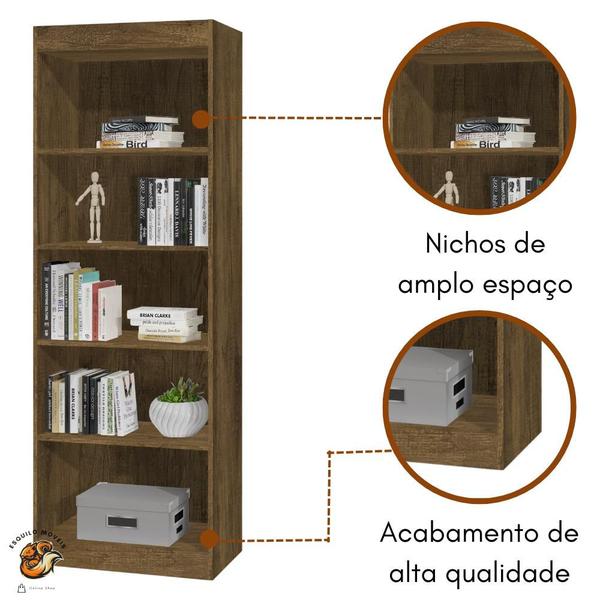 Imagem de Organizador Kit 2 Livreiros Caio Multiuso Escritório Casa Jequitibá