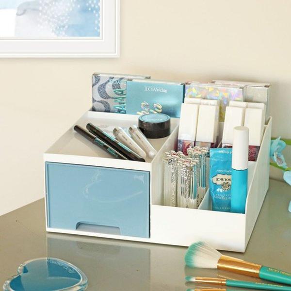 Imagem de Organizador Mesa de 1 Gaveta de Mesa Lifestyle Jacki Design Azul