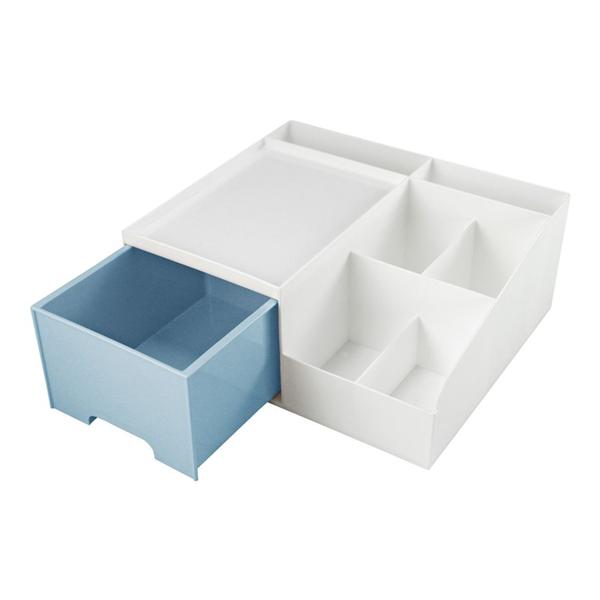 Imagem de Organizador Mesa de 1 Gaveta de Mesa Lifestyle Jacki Design Azul