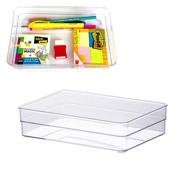 Imagem de Organizador modular gaveta cozinha armário material escritório maquiagem cosméticos closet Paramount