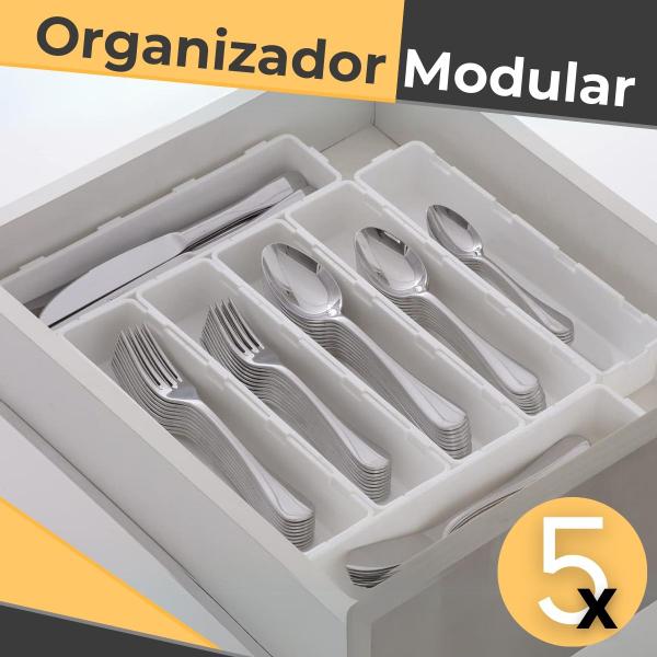 Imagem de Organizador Modular / Porta Talher 5 Divisórioas Paramount