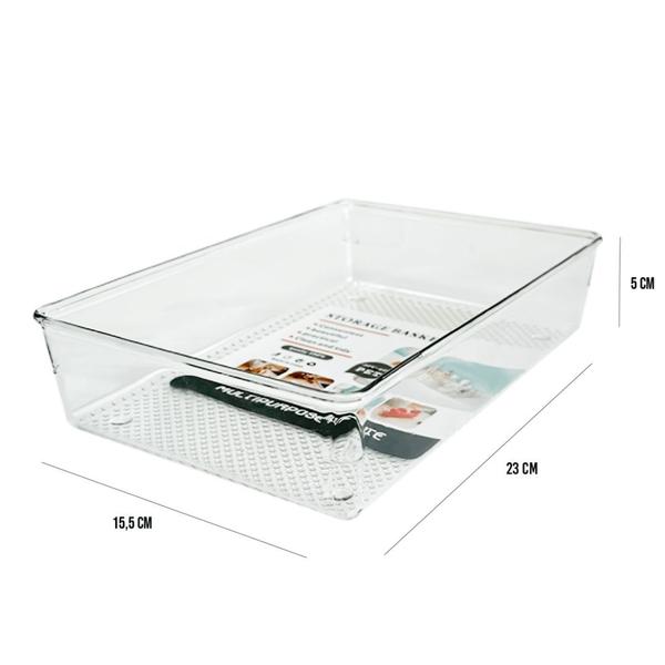 Imagem de Organizador Multiuso Clear em Acrílico 23x15x5cm - Vencedor