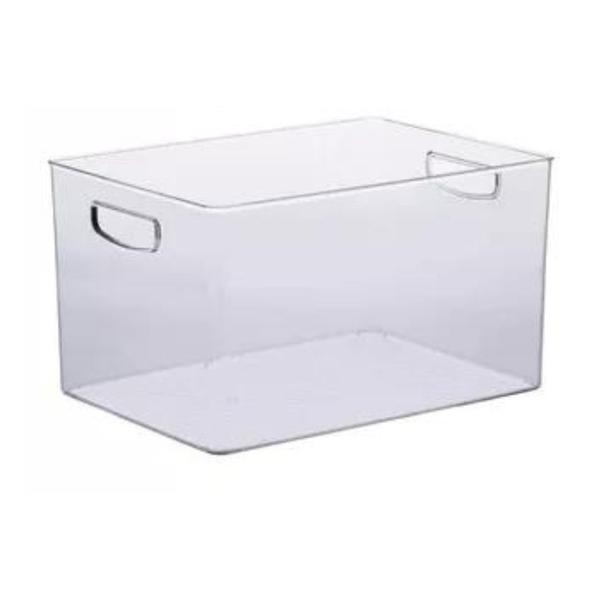 Organizador Multiuso Clear em Acrílico 29x21x15cm - Vencedor Imagem de Organizador Multiuso Clear em Acrílico 29x21x15cm - Vencedor