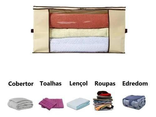 Imagem de Organizador Multiuso Colcha Rouspa de Cama Banho 45x45x20