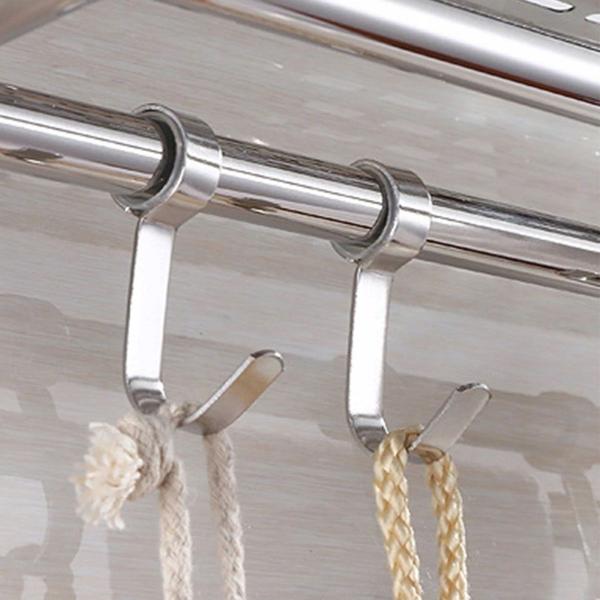 Imagem de Organizador Multiuso Cozinha Banheiro Suporte Shampoo Condicionador Porta Tempero Condimentos Sabonete Resistente Casa Decoraçao