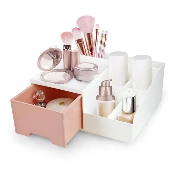 Imagem de Organizador Multiuso de 1 Gaveta Jacki Design - AHX20906 Rosa