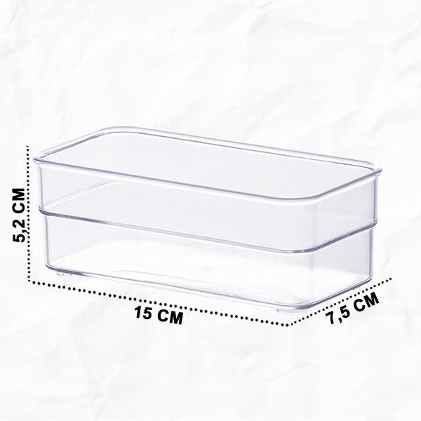 Imagem de Organizador Multiuso Diamond Paramount Acrílico Gaveta 15 cm