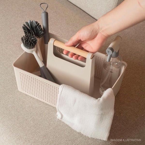Organizador Multiuso Flow Bege OU Imagem de Organizador Multiuso Flow Bege OU