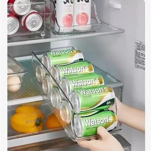 Imagem de Organizador Multiuso Porta Latas De Geladeira Ou Armário