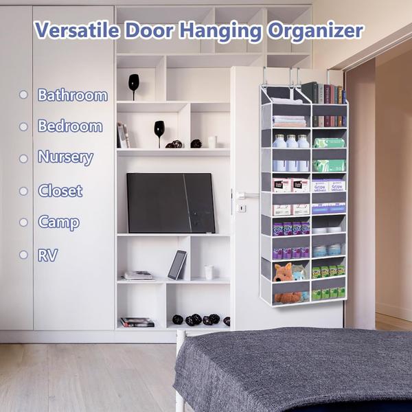 Imagem de Organizador Over The Door UVIAHOMI Heavy Duty 57x20x7cm Cinza