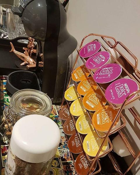 Imagem de Organizador para 32 Cápsulas de Café Rosé Gold