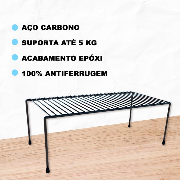 Imagem de Organizador Para Casa Aço Reforçado Grande 42 cm Premium