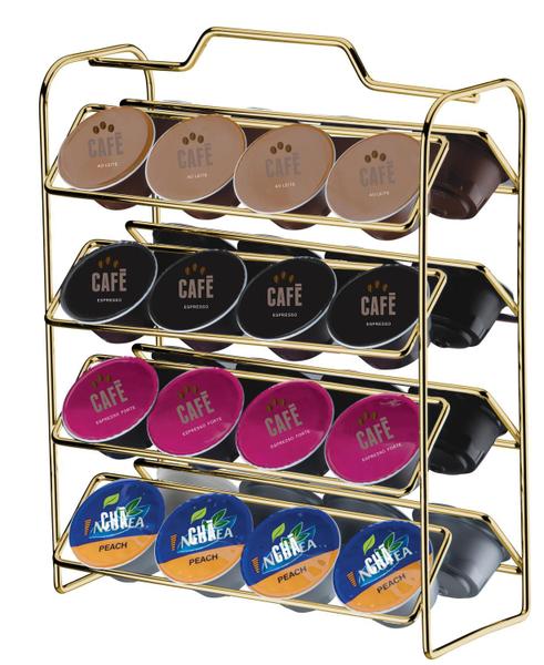 Imagem de Organizador Porta 32 Cápsulas Café Dolce Gusto Dourado 1145dd - Future