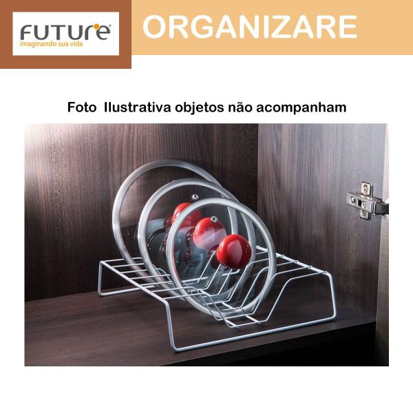 Imagem de Organizador Porta Tampas De Panela Branco Future