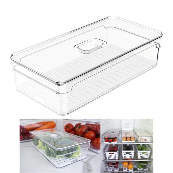 Imagem de Organizador Pote Geladeira Clear Fresh Porta Mantimento 2,8L