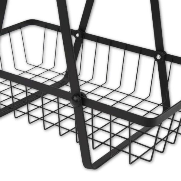 Organizador Prateleira 2 Cestas Fruteira Dupla Aramada Mesa - Clink Imagem de Organizador Prateleira 2 Cestas Fruteira Dupla Aramada Mesa
