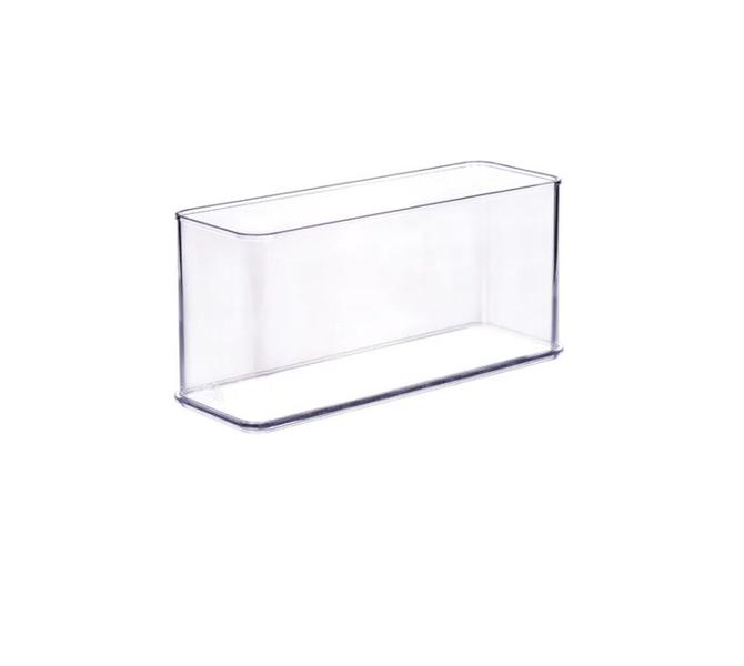 Imagem de Organizador Retangular enCaixa em Poliestireno Transparente 21,9x7,3x10,6cm - Plasutil