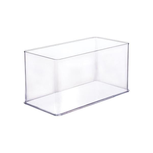 Imagem de Organizador Retangular enCaixa em Poliestireno Transparente 29,2x14,6x15,7cm - Plasutil