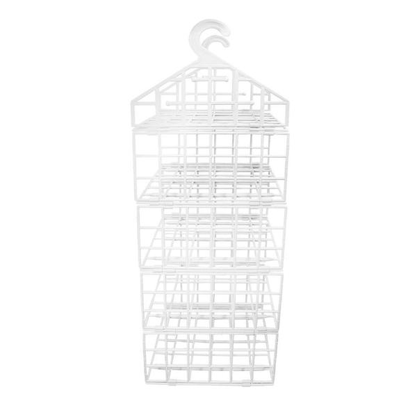 Organizador Suspenso Dobrável de 5 Níveis - Branco - ArqPlast Imagem de Organizador Suspenso Dobrável de 5 Níveis - Branco