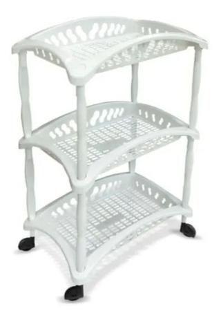 Organizador Vertical Telado Com 3 Andares Triplo Fruteira - Arqplast Imagem de Organizador Vertical Telado Com 3 Andares Triplo Fruteira