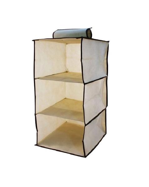 Imagem de Organizador Vertical Tnt Para Closet E Guarda Roupas 3 nicho