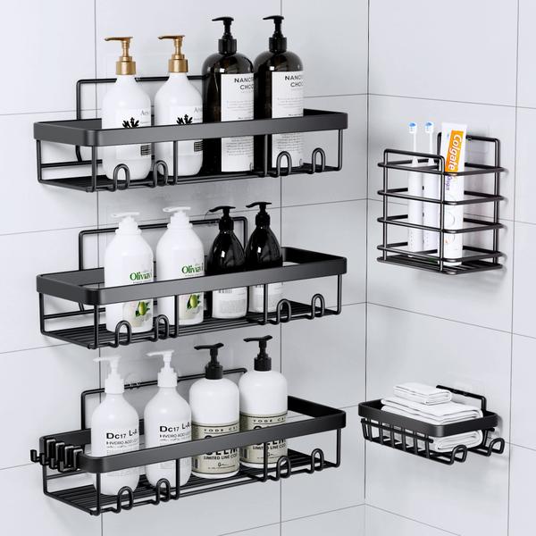 Imagem de Organizadores de banheiro Shower Caddy Posyla em aço inoxidável