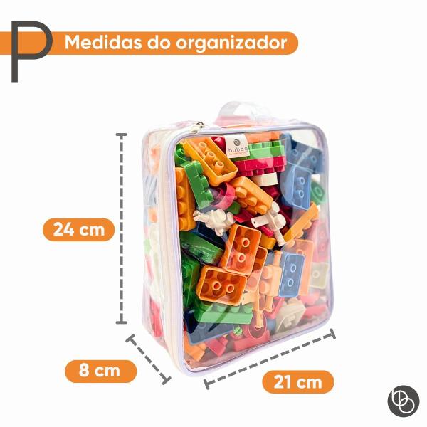 Imagem de Organizadores de brinquedo Kit 10 para Praia Guarda Roupa Bagagem Roupa Acéssorios