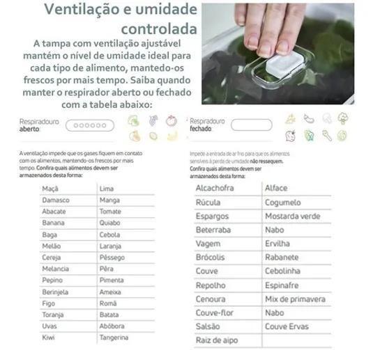 Imagem de Organizadores De Geladeira Potes Porta Queijo Legumes Kit 3