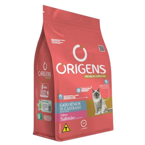 Imagem de Origens gato *castrado* senior salmao 1kg