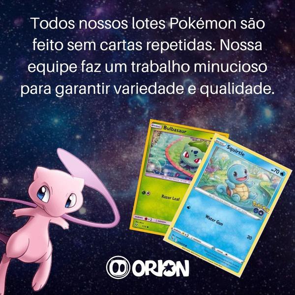 Imagem de ORIGINAL - Pacote de 50 cartas Pokemon + 2 Cartas Brilhantes