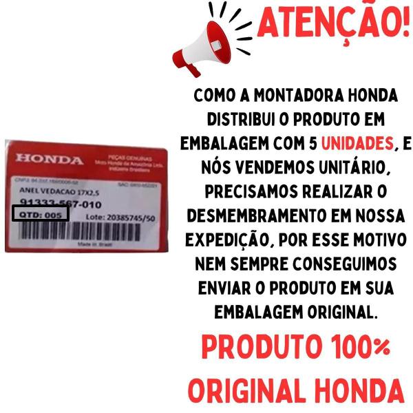 Imagem de Oring Eixo Braço Oscilante Titan 125 78..08/ Xlr 125 97..02