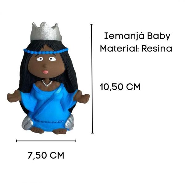 Imagem de Orixás Baby Criança 10 Cm Resina-Escolha A Cor Do Seu Orixá