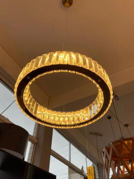 Imagem de Orluce Pendente Ringuer Led 38w 3000k 40cm Dourado