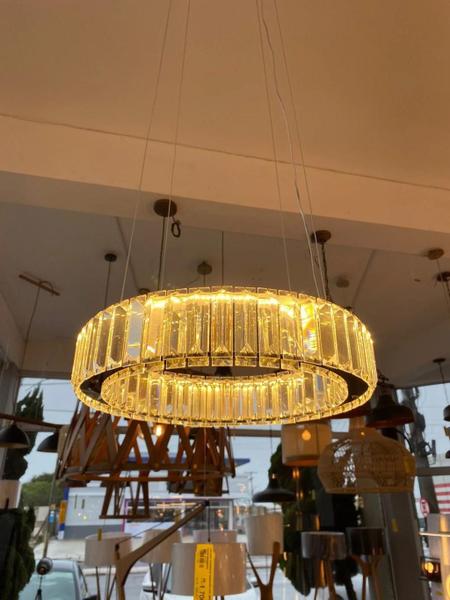 Imagem de Orluce Pendente Ringuer Led 38w 3000k 40cm Dourado