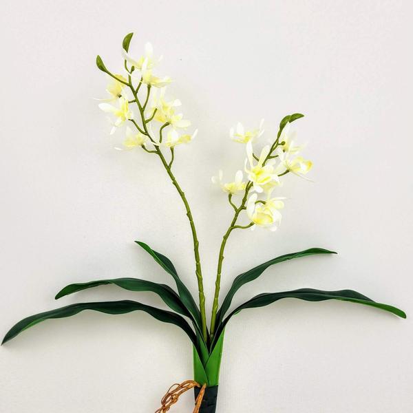 Imagem de Orquídea Branca Trichoglottis 45X39Cm Planta Artificial