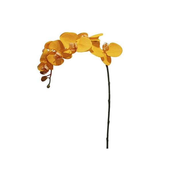 Imagem de Orquídea em silicone Brilliance 70cm amarelo