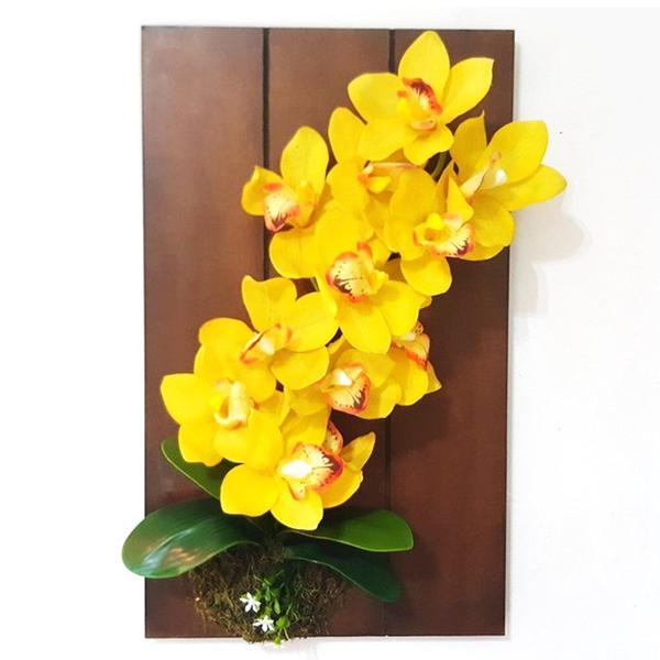 Imagem de Orquídea Flor Artificial Permante Tok da Casa 78x13cm