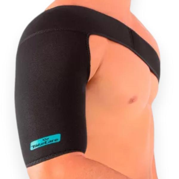 Imagem de Órtese Ombro Tensor Suporte Confortável Dor Neoprene Preto