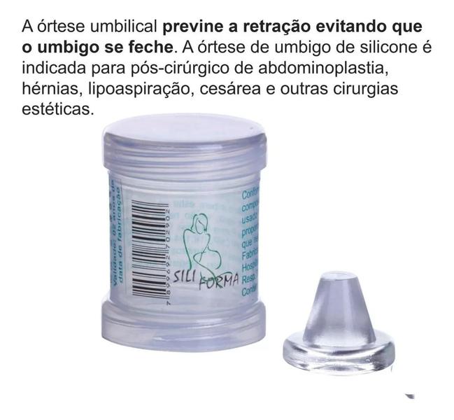 Imagem de Órtese Umbigo Anatômica Gel Pós Cirúrgica Abdominoplastia