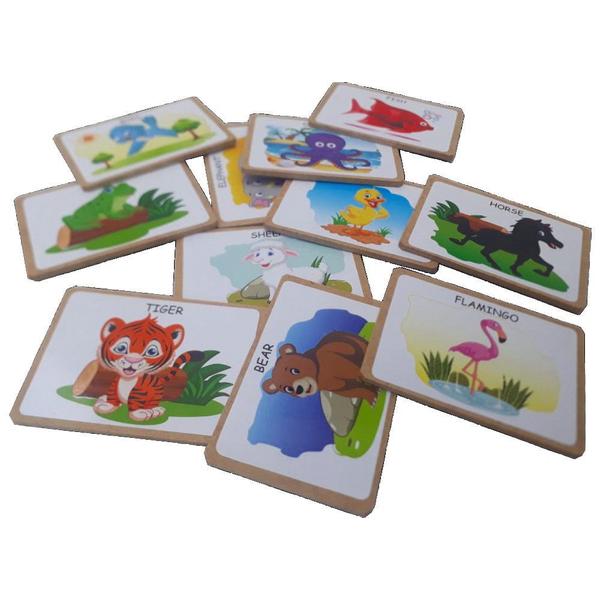 Os animais e suas cores em inglês brinquedo educativo - BRINQUE E LEIA Imagem de Os animais e suas cores em inglês brinquedo educativo