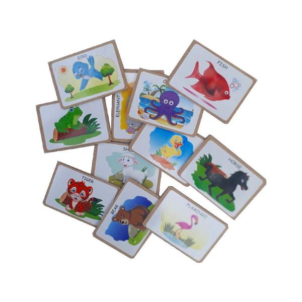 Os animais e suas cores em inglês brinquedo educativo - BRINQUE E LEIA Imagem de Os animais e suas cores em inglês brinquedo educativo