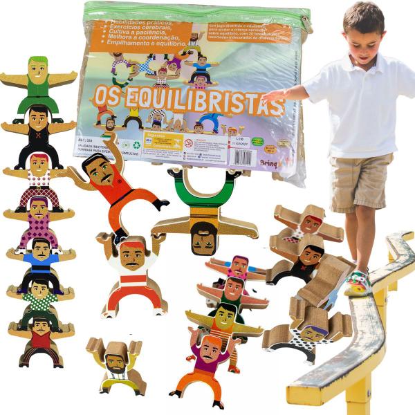 Imagem de Os Equilibristas Jogo Infantil Educativo e Pedagógico em MDF