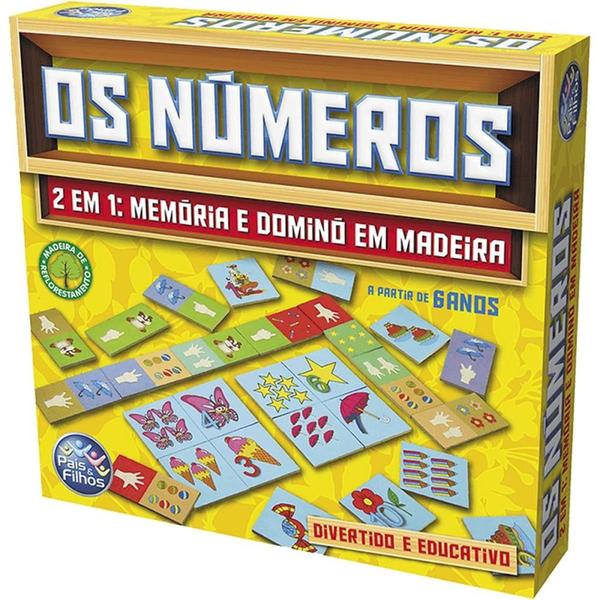 Imagem de Os Numeros Domino e Memoria