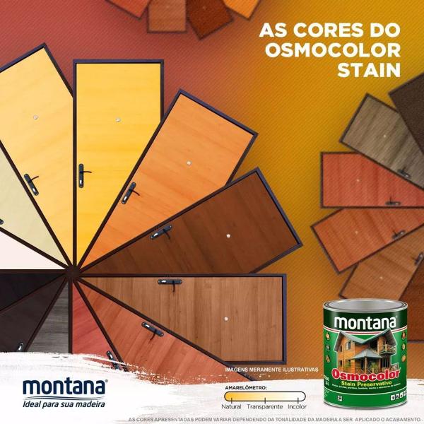 Imagem de Osmocolor madeira natural uv gold stain 900ml montana