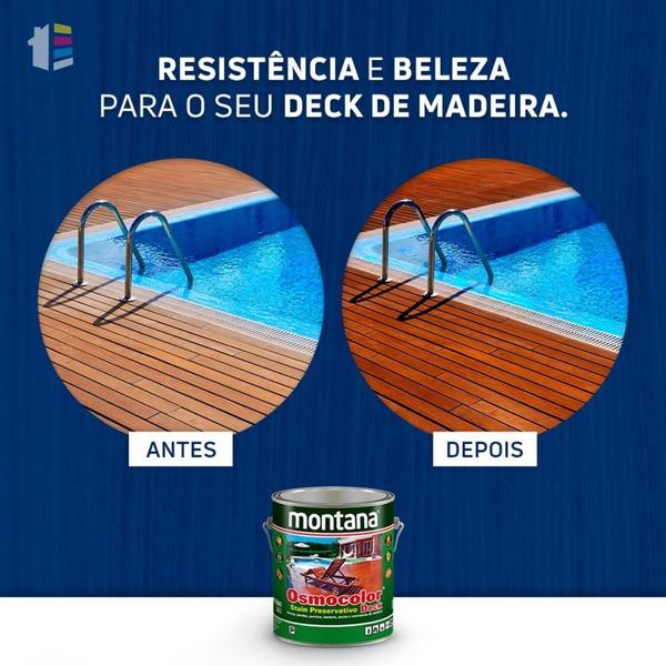 Imagem de Osmocolor Stain Castanho UV Deck Montana 18L