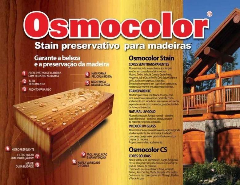 Imagem de Osmocolor Stain Imbuia 18 Litros Premium Montana