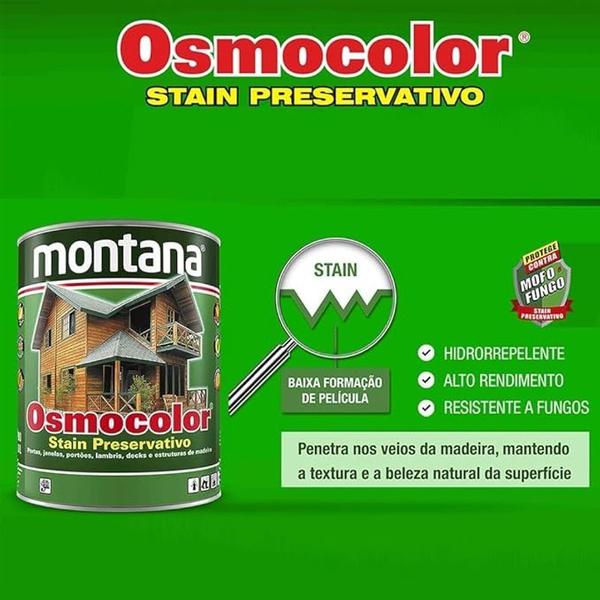 Imagem de Osmocolor Stain UV Transparente 0,9L Madeira Montana