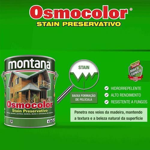 Imagem de Osmocolor verniz stain base agua natural uv gold 900ml montana