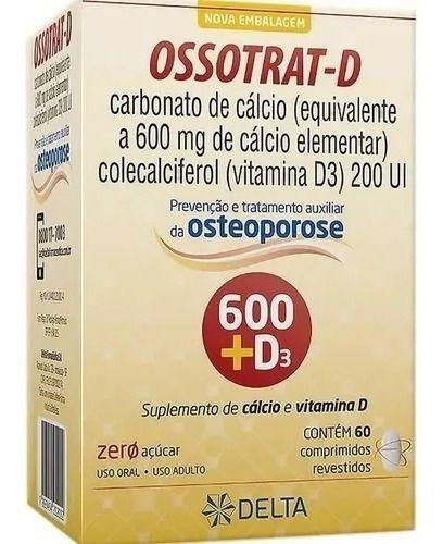 Imagem de Ossotratd-d 60 Comprimidos Cálcio + Vitamina D - Zero Açucar