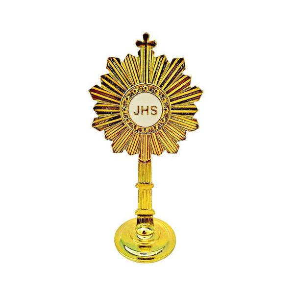 Ostensório Para Comprar De Mesa Miniatura Lembrança 10cm - Divinário Imagem de Ostensório Para Comprar De Mesa Miniatura Lembrança 10cm